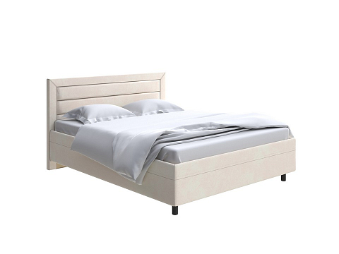 Кровать 90х200 Next Life 2 - Cтильная модель в стиле минимализм с горизонтальными строчками